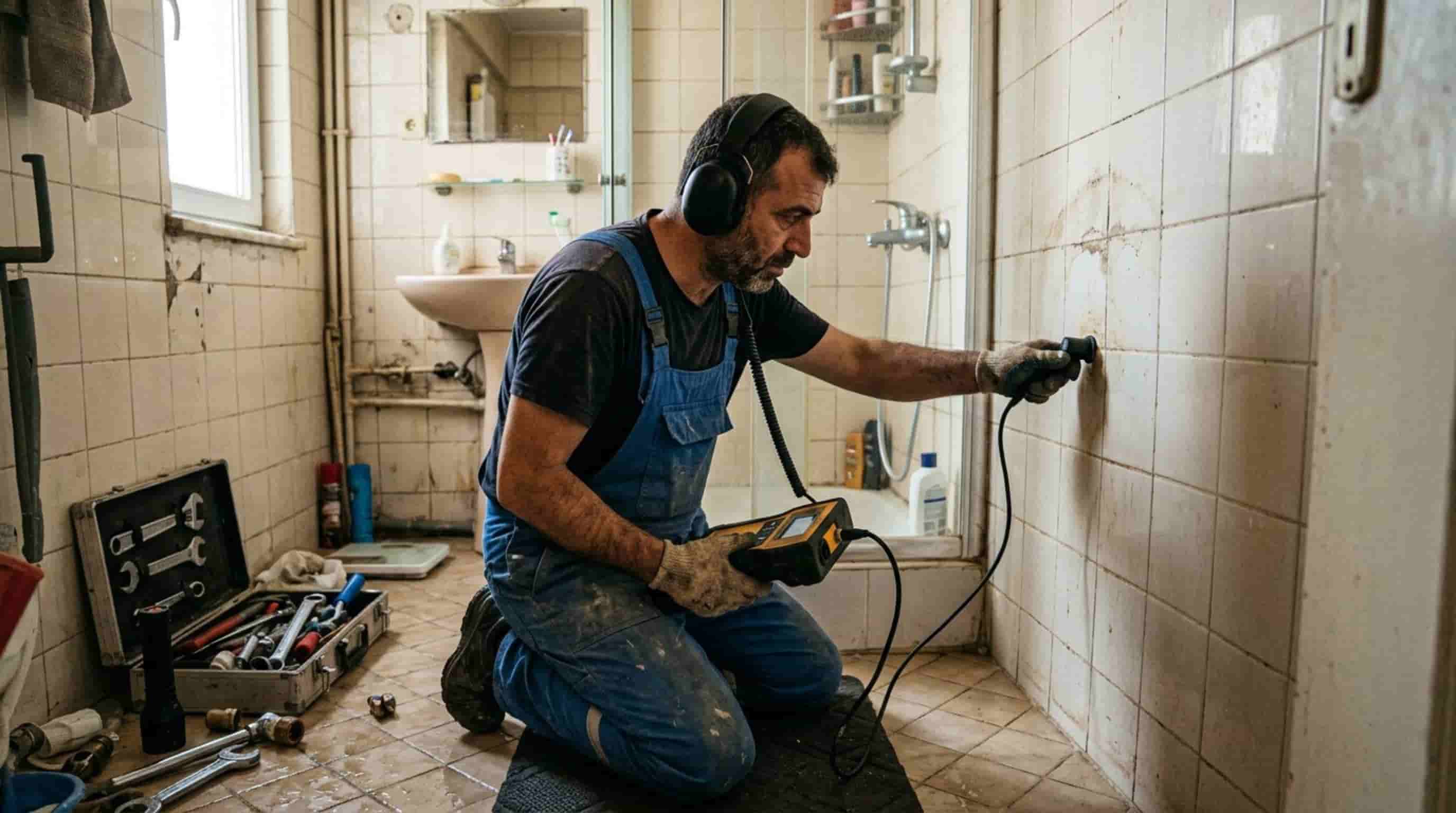 Yer Süzgeci Açma tesisat detayı