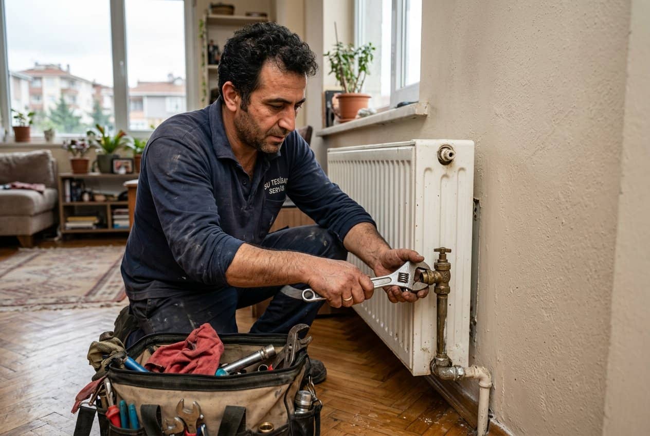 Gider Açma tesisat detayı